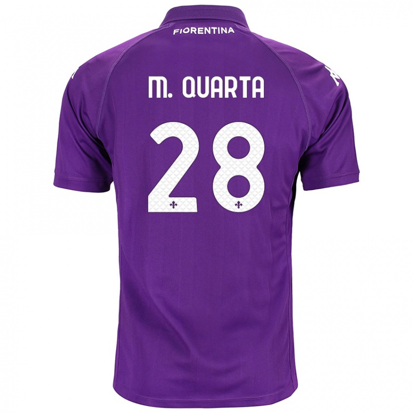 Niño Camiseta Lucas Martínez Quarta #28 Morado 1ª Equipación 2024/25 La Camisa Argentina