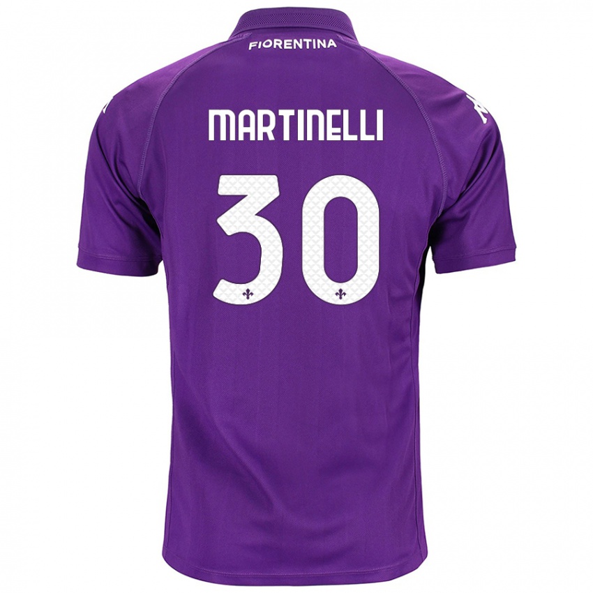 Niño Camiseta Tommaso Martinelli #30 Morado 1ª Equipación 2024/25 La Camisa Argentina