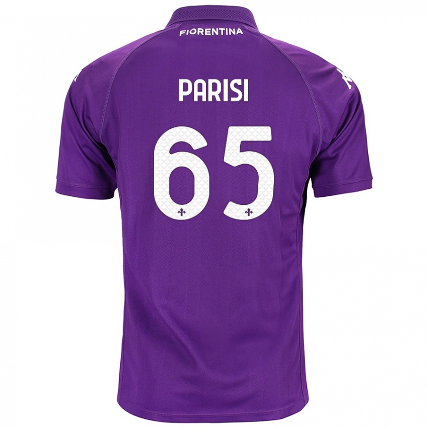 Niño Camiseta Fabiano Parisi #65 Morado 1ª Equipación 2024/25 La Camisa Argentina