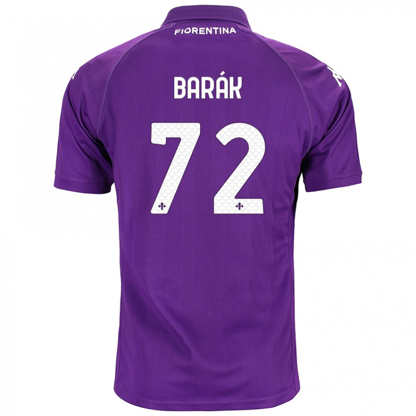 Niño Camiseta Antonin Barak #72 Morado 1ª Equipación 2024/25 La Camisa Argentina