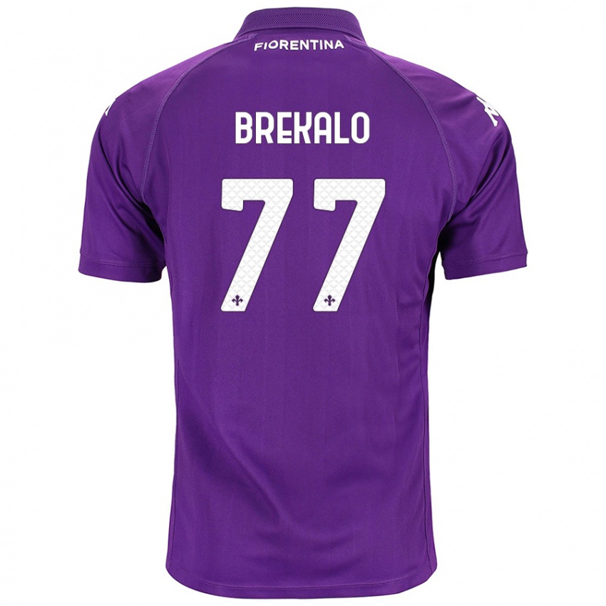 Niño Camiseta Josip Brekalo #77 Morado 1ª Equipación 2024/25 La Camisa Argentina