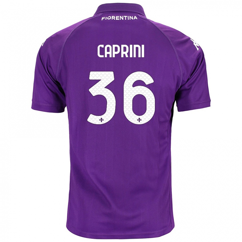 Niño Camiseta Maat Daniel Caprini #36 Morado 1ª Equipación 2024/25 La Camisa Argentina