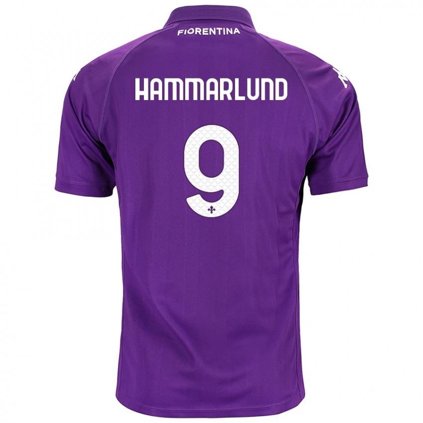 Niño Camiseta Pauline Hammarlund #9 Morado 1ª Equipación 2024/25 La Camisa Argentina