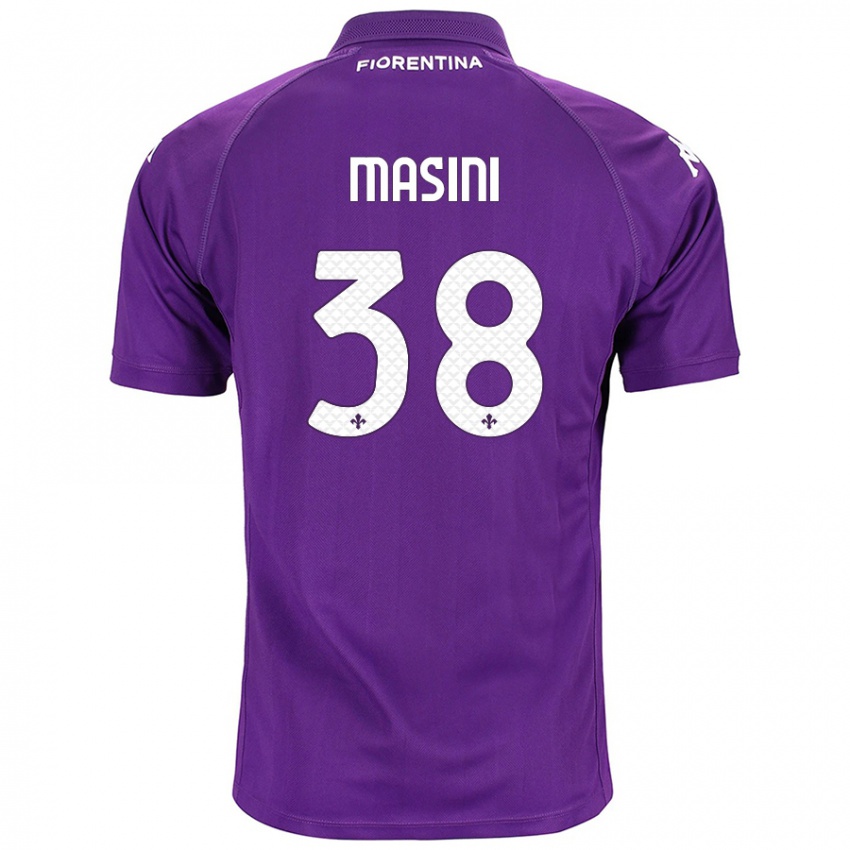 Niño Camiseta Linda Masini #38 Morado 1ª Equipación 2024/25 La Camisa Argentina