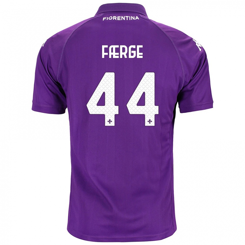 Niño Camiseta Emma Færge #44 Morado 1ª Equipación 2024/25 La Camisa Argentina