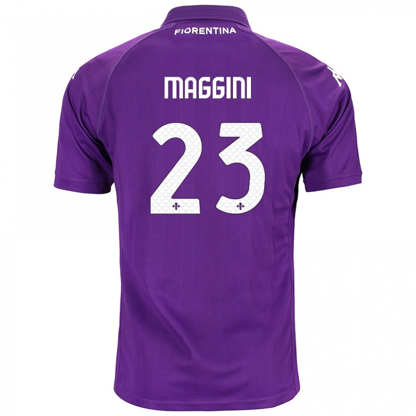 Niño Camiseta Filippo Maggini #23 Morado 1ª Equipación 2024/25 La Camisa Argentina