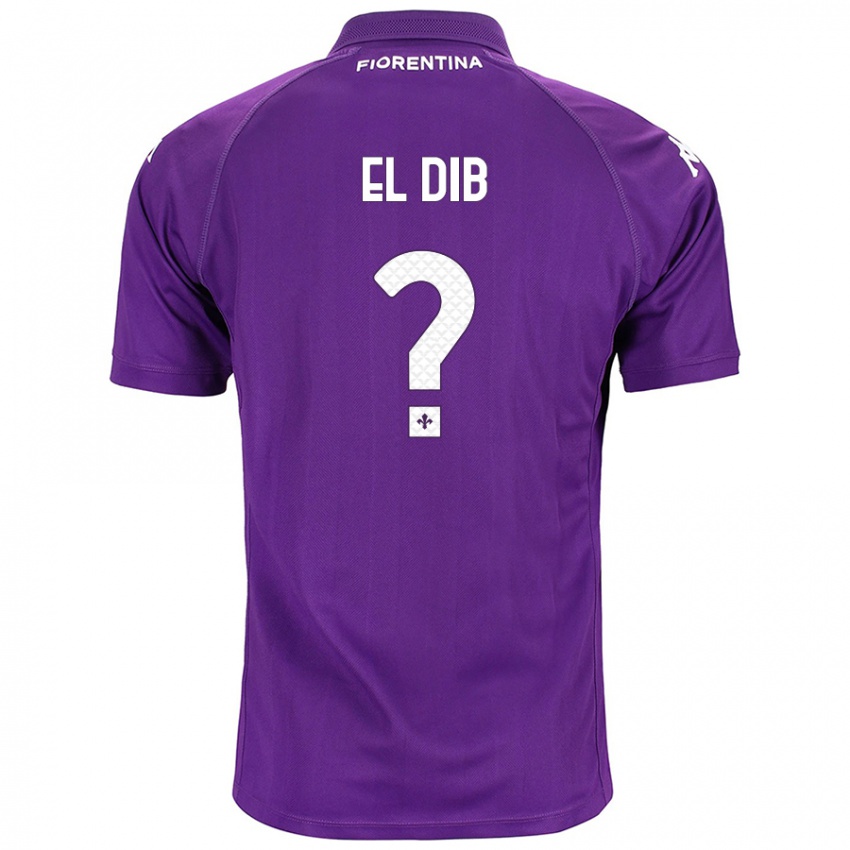 Niño Camiseta Karim El Dib #0 Morado 1ª Equipación 2024/25 La Camisa Argentina