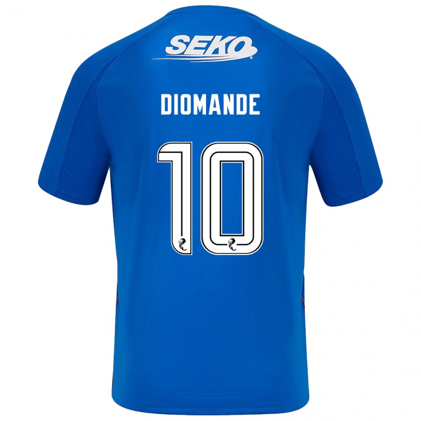 Niño Camiseta Mohamed Diomandé #10 Azul Oscuro 1ª Equipación 2024/25 La Camisa Argentina