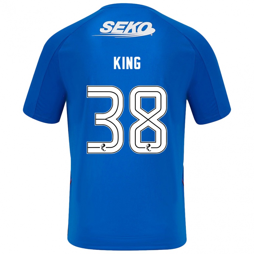 Niño Camiseta Leon King #38 Azul Oscuro 1ª Equipación 2024/25 La Camisa Argentina