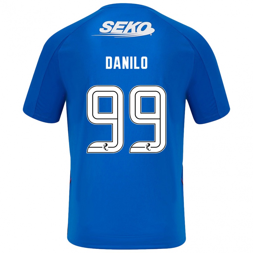 Niño Camiseta Danilo #99 Azul Oscuro 1ª Equipación 2024/25 La Camisa Argentina