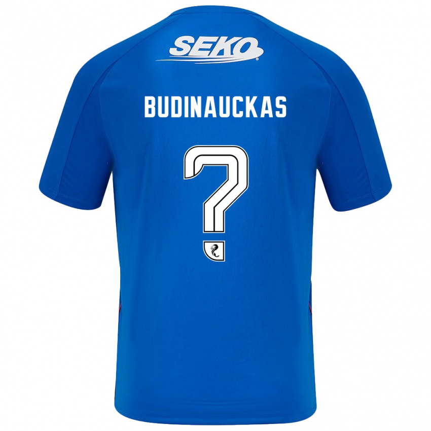 Niño Camiseta Lewis Budinauckas #0 Azul Oscuro 1ª Equipación 2024/25 La Camisa Argentina