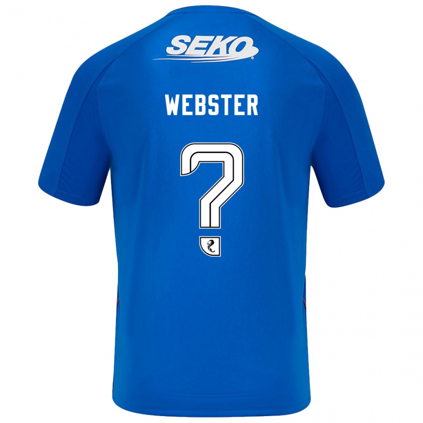 Niño Camiseta Kristian Webster #0 Azul Oscuro 1ª Equipación 2024/25 La Camisa Argentina