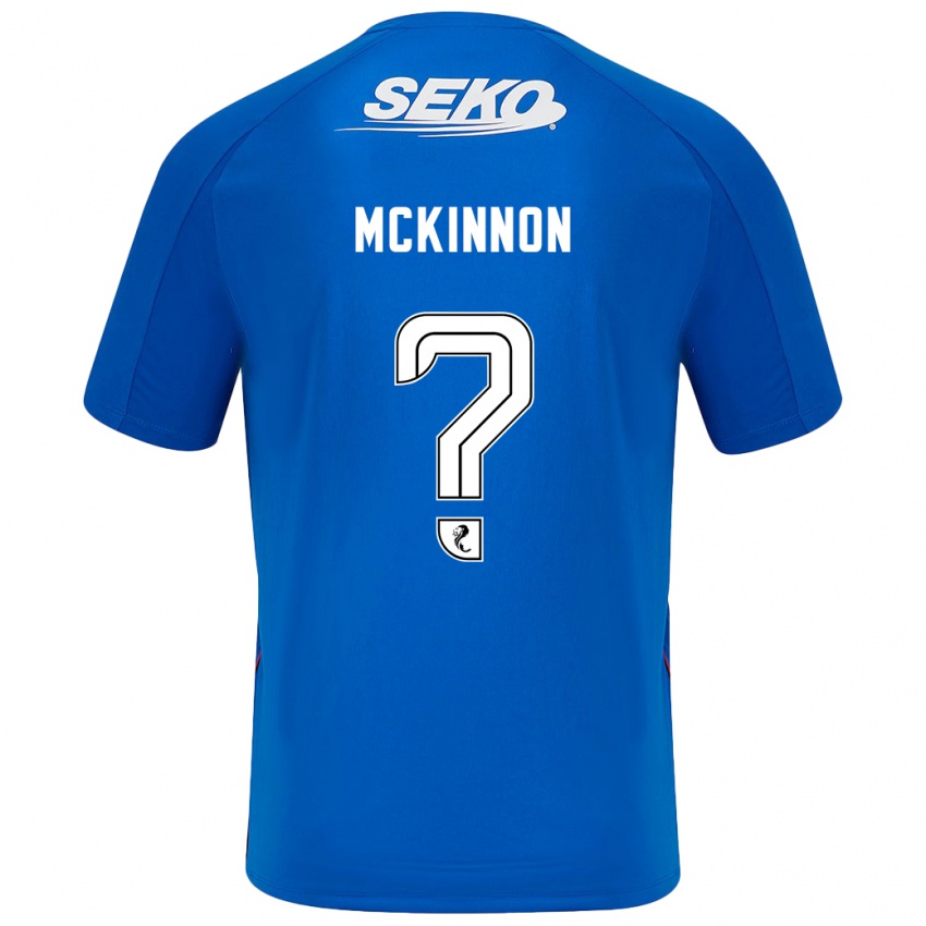 Niño Camiseta Cole Mckinnon #0 Azul Oscuro 1ª Equipación 2024/25 La Camisa Argentina