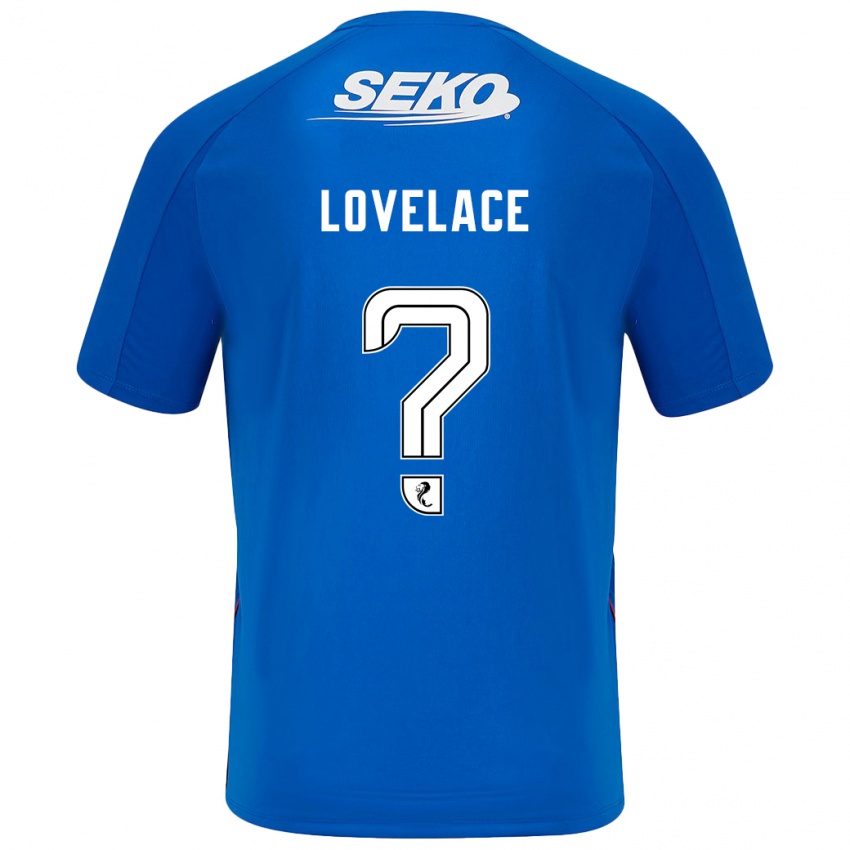 Niño Camiseta Zak Lovelace #0 Azul Oscuro 1ª Equipación 2024/25 La Camisa Argentina