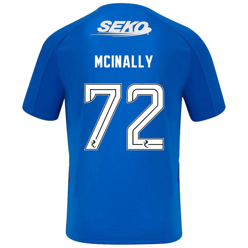 Niño Camiseta Darren Mcinally #72 Azul Oscuro 1ª Equipación 2024/25 La Camisa Argentina