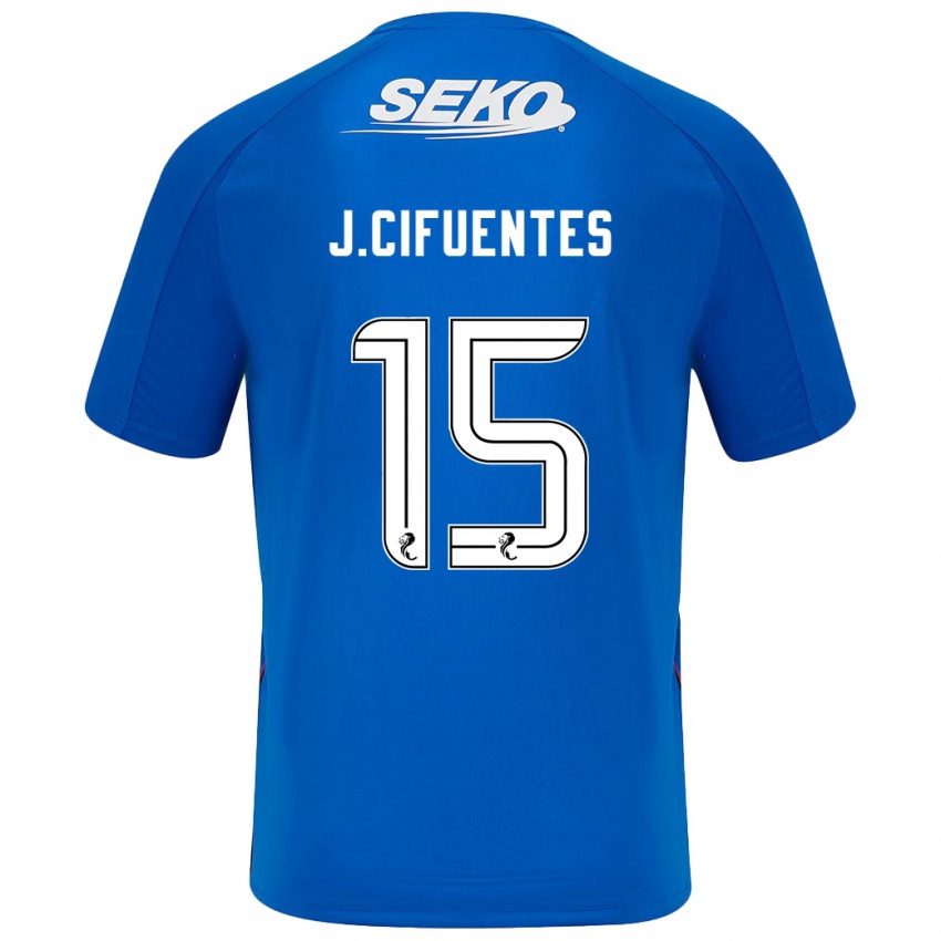 Niño Camiseta José Cifuentes #15 Azul Oscuro 1ª Equipación 2024/25 La Camisa Argentina