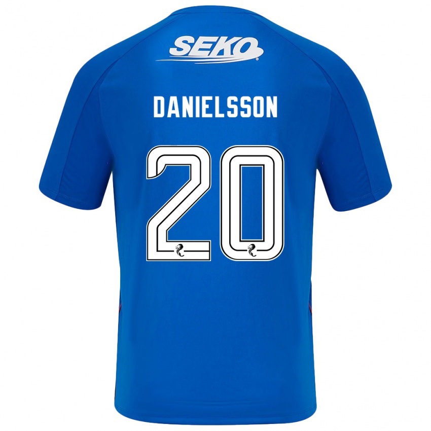 Niño Camiseta Jenny Julia Danielsson #20 Azul Oscuro 1ª Equipación 2024/25 La Camisa Argentina