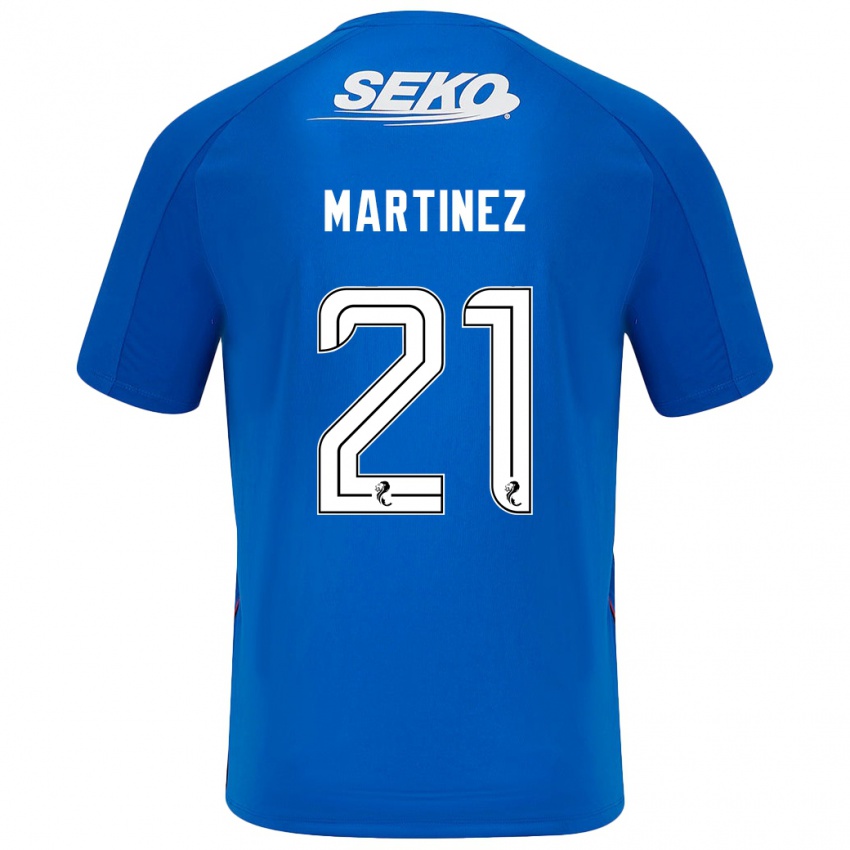 Niño Camiseta Lisa Martinez #21 Azul Oscuro 1ª Equipación 2024/25 La Camisa Argentina