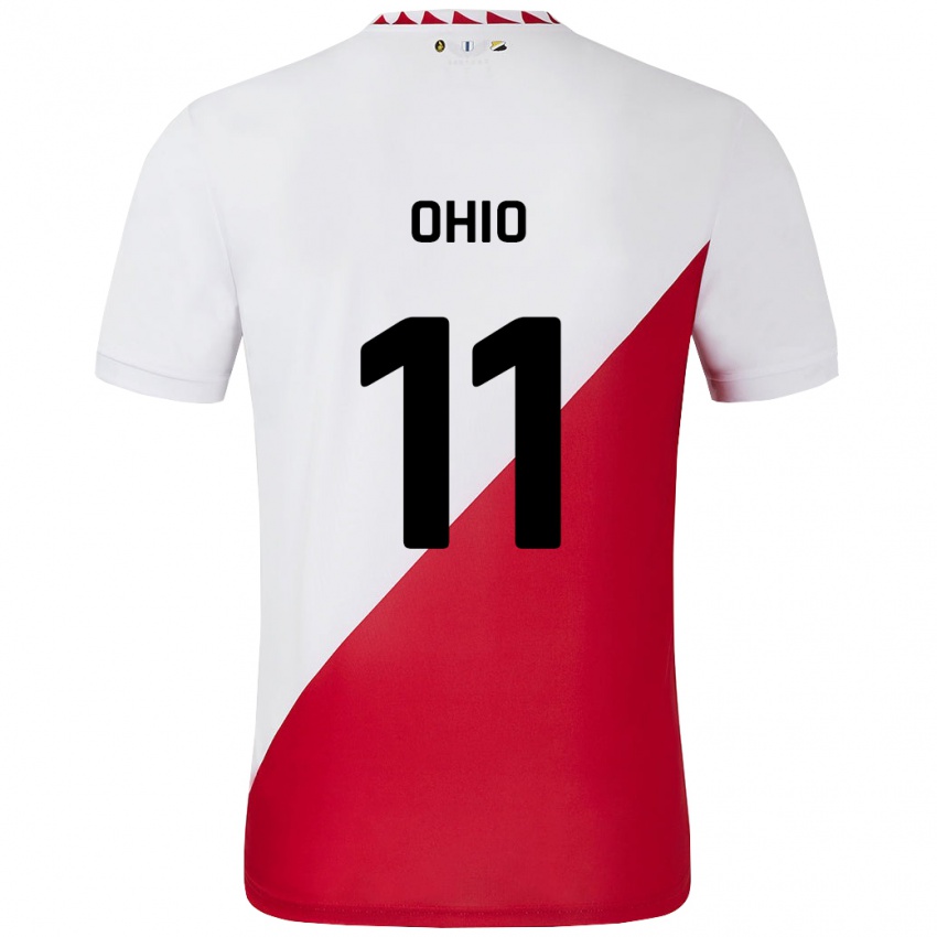 Niño Camiseta Noah Ohio #11 Blanco Rojo 1ª Equipación 2024/25 La Camisa Argentina