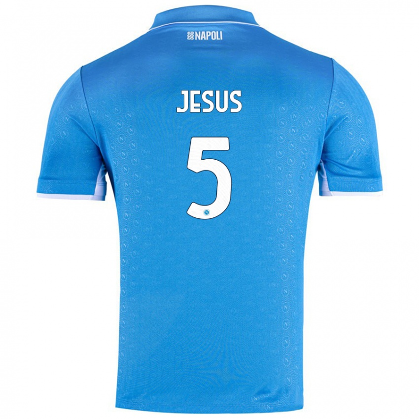 Niño Camiseta Juan Jesus #5 Azul Cielo 1ª Equipación 2024/25 La Camisa Argentina