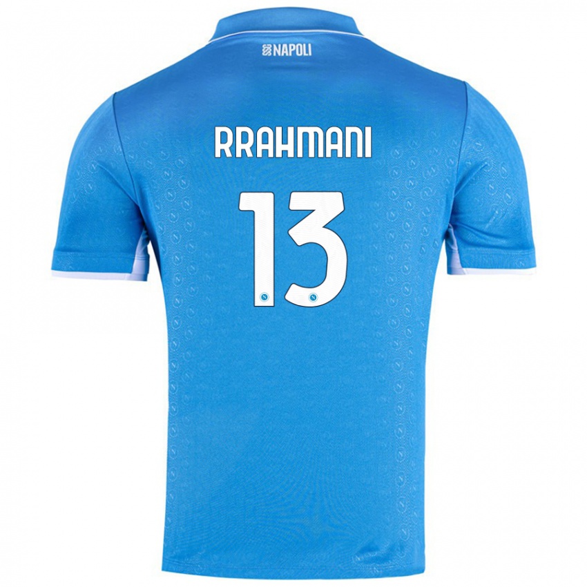 Niño Camiseta Amir Rrahmani #13 Azul Cielo 1ª Equipación 2024/25 La Camisa Argentina