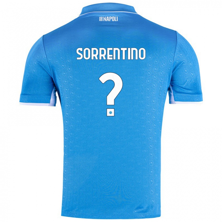 Niño Camiseta Andrea Sorrentino #0 Azul Cielo 1ª Equipación 2024/25 La Camisa Argentina