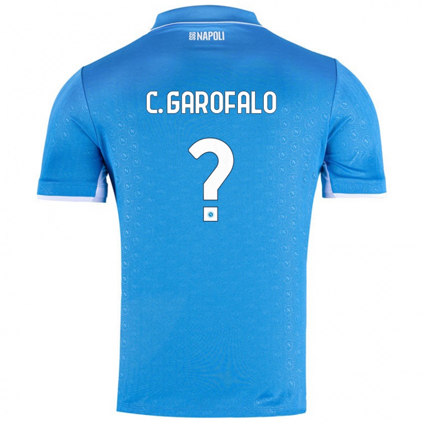 Niño Camiseta Christian Garofalo #0 Azul Cielo 1ª Equipación 2024/25 La Camisa Argentina