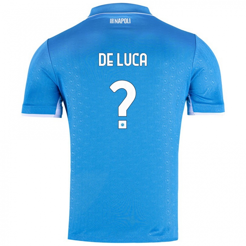 Niño Camiseta Alfonso De Luca #0 Azul Cielo 1ª Equipación 2024/25 La Camisa Argentina