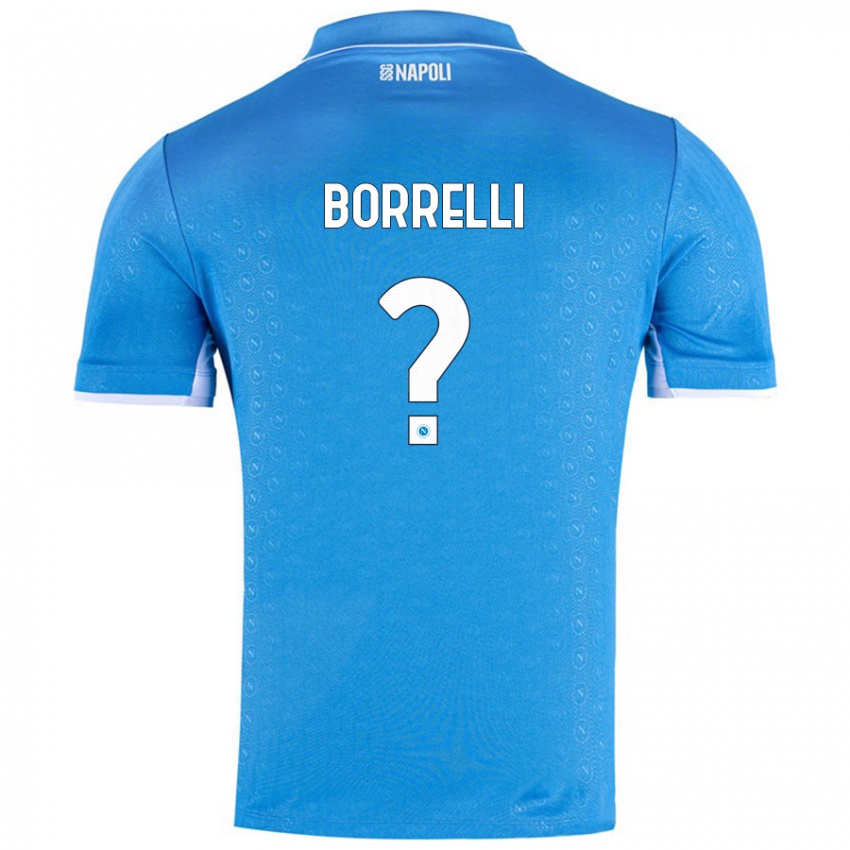 Niño Camiseta Ciro Borrelli #0 Azul Cielo 1ª Equipación 2024/25 La Camisa Argentina