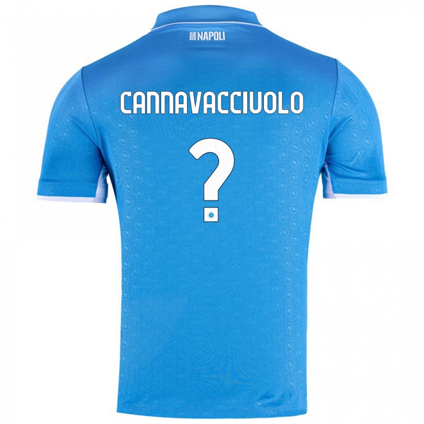 Niño Camiseta Luigi Pio Cannavacciuolo #0 Azul Cielo 1ª Equipación 2024/25 La Camisa Argentina