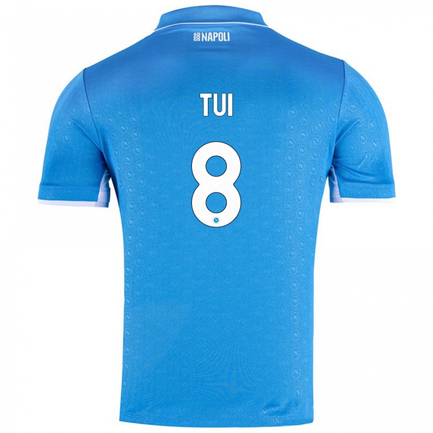 Niño Camiseta Sara Tui #8 Azul Cielo 1ª Equipación 2024/25 La Camisa Argentina