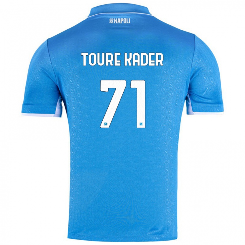 Niño Camiseta Aziz Toure Kader #71 Azul Cielo 1ª Equipación 2024/25 La Camisa Argentina