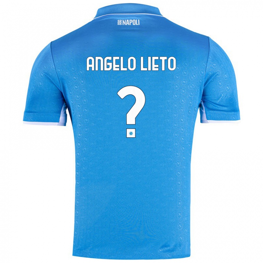 Niño Camiseta Angelo Lieto #0 Azul Cielo 1ª Equipación 2024/25 La Camisa Argentina