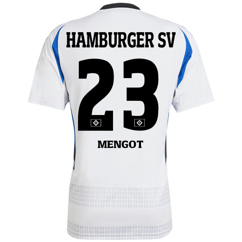 Niño Camiseta Ayukayoh Mengot #23 Blanco Azul 1ª Equipación 2024/25 La Camisa Argentina