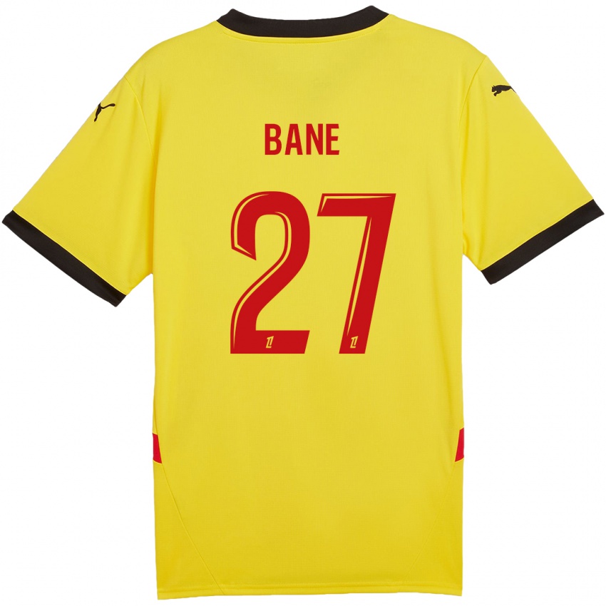 Niño Camiseta Sidi Bane #27 Amarillo Rojo 1ª Equipación 2024/25 La Camisa Argentina