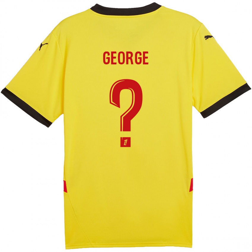 Niño Camiseta Ryan George #0 Amarillo Rojo 1ª Equipación 2024/25 La Camisa Argentina