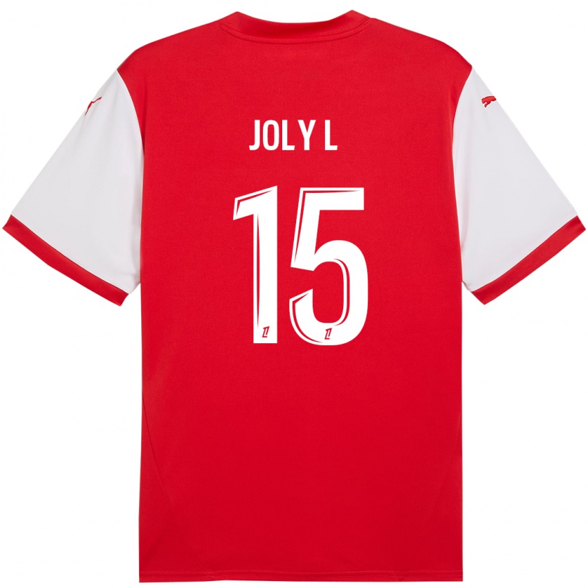 Niño Camiseta Lou Ann Joly #15 Rojo Blanco 1ª Equipación 2024/25 La Camisa Argentina