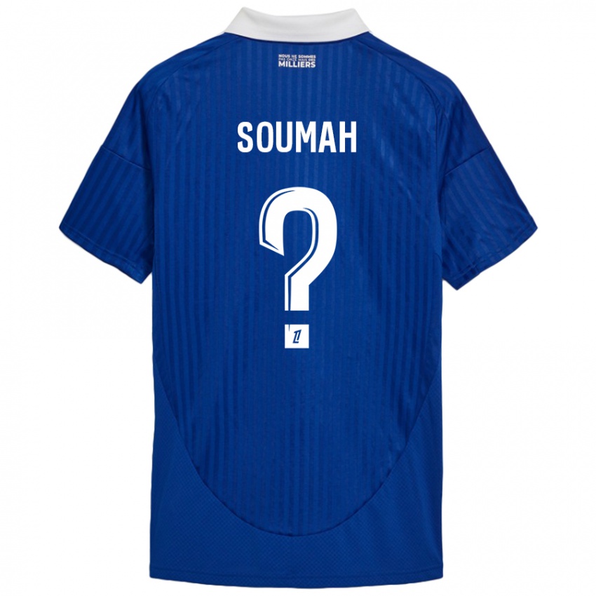 Niño Camiseta Mohamed Soumah #0 Azul Blanco 1ª Equipación 2024/25 La Camisa Argentina