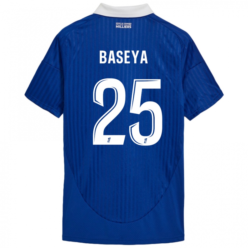 Niño Camiseta Steven Baseya #25 Azul Blanco 1ª Equipación 2024/25 La Camisa Argentina