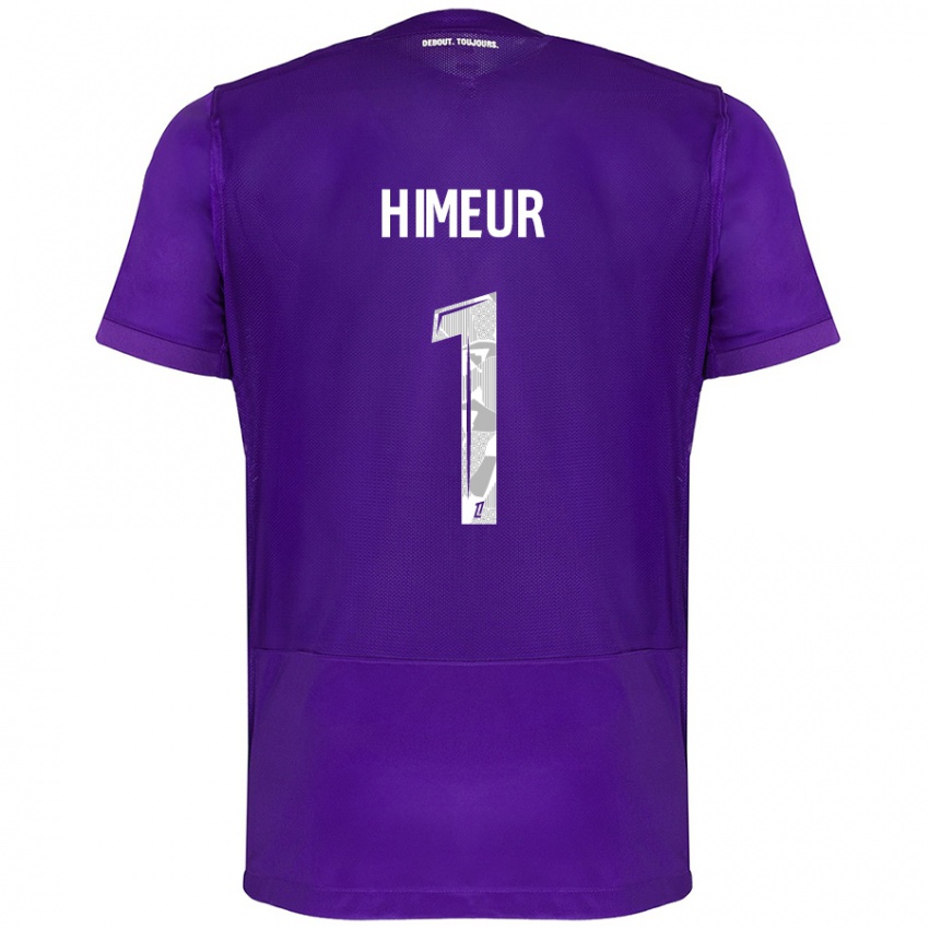 Niño Camiseta Thomas Himeur #1 Morado Blanco 1ª Equipación 2024/25 La Camisa Argentina