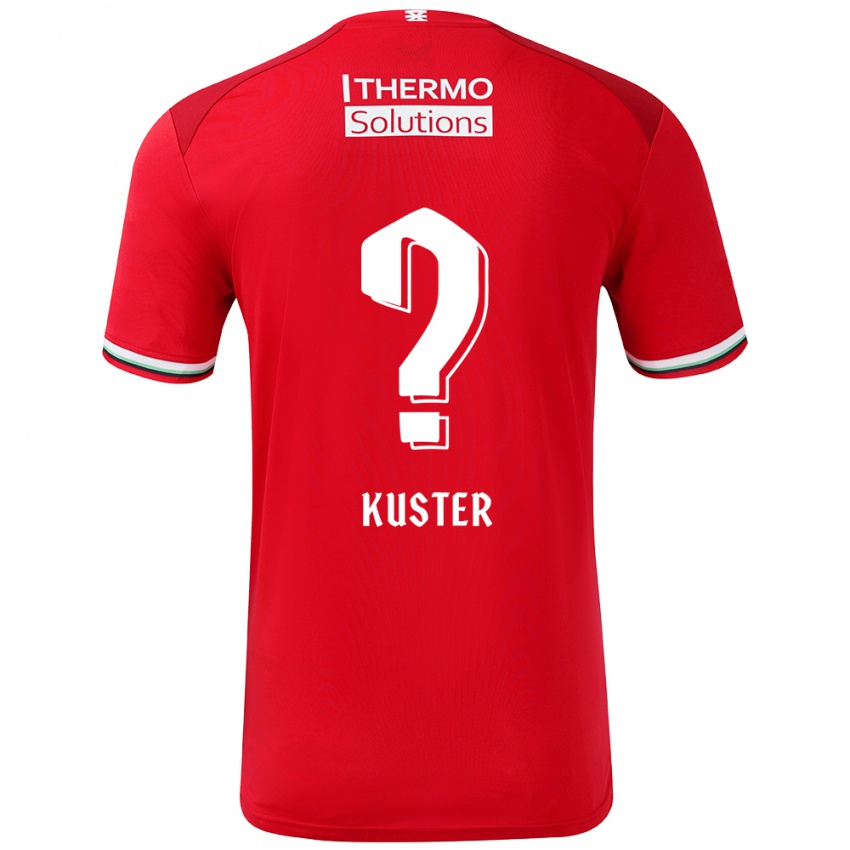 Niño Camiseta Harrie Kuster #0 Rojo Blanco 1ª Equipación 2024/25 La Camisa Argentina