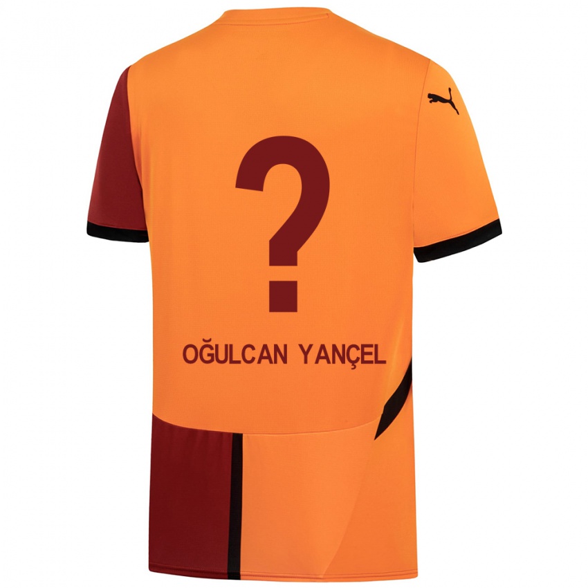 Niño Camiseta Necati Oğulcan Yançel #0 Amarillo Rojo 1ª Equipación 2024/25 La Camisa Argentina