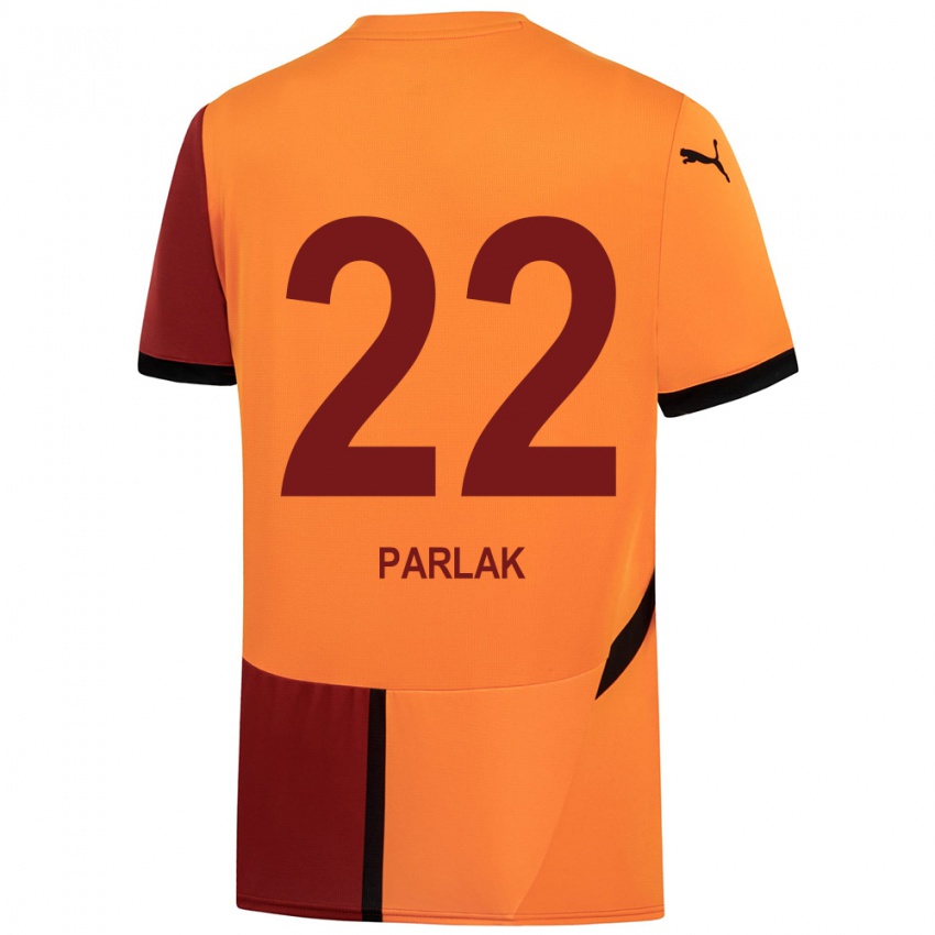 Niño Camiseta Nazlıcan Parlak #22 Amarillo Rojo 1ª Equipación 2024/25 La Camisa Argentina