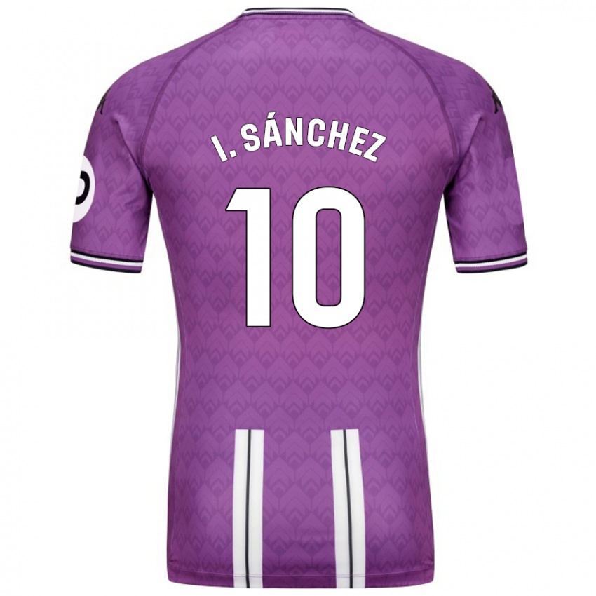 Niño Camiseta Iván Sánchez #10 Púrpura Blanco 1ª Equipación 2024/25 La Camisa Argentina