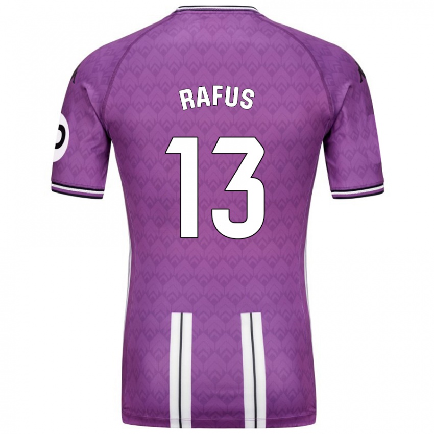 Niño Camiseta Arnau Rafus #13 Púrpura Blanco 1ª Equipación 2024/25 La Camisa Argentina