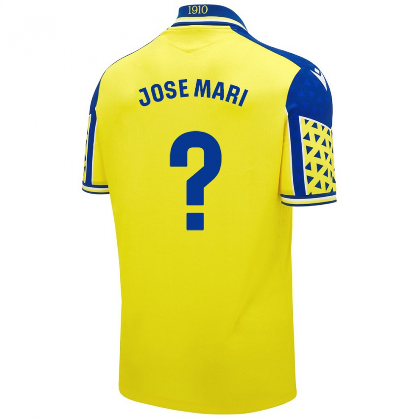 Niño Camiseta José Mari #0 Amarillo Azul 1ª Equipación 2024/25 La Camisa Argentina