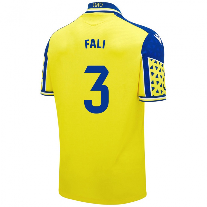 Niño Camiseta Fali #3 Amarillo Azul 1ª Equipación 2024/25 La Camisa Argentina