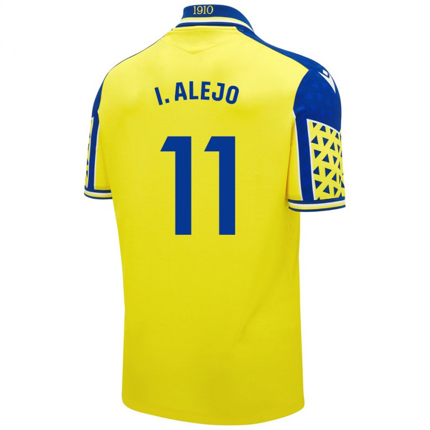 Niño Camiseta Iván Alejo #11 Amarillo Azul 1ª Equipación 2024/25 La Camisa Argentina