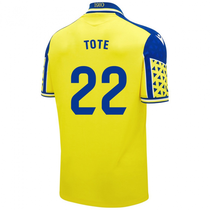 Niño Camiseta Tote #22 Amarillo Azul 1ª Equipación 2024/25 La Camisa Argentina