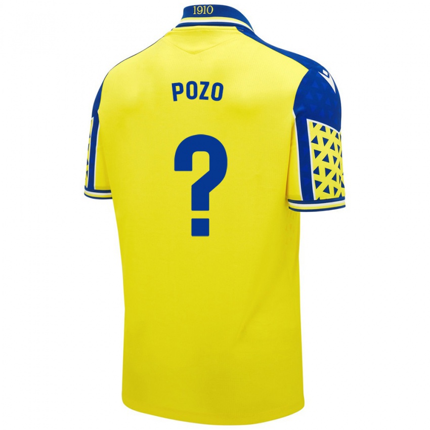 Niño Camiseta Nicholas Pozo #0 Amarillo Azul 1ª Equipación 2024/25 La Camisa Argentina